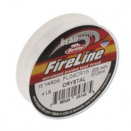 Fireline rijgdraad 0.12mm (4lb) Crystal - 13.7m